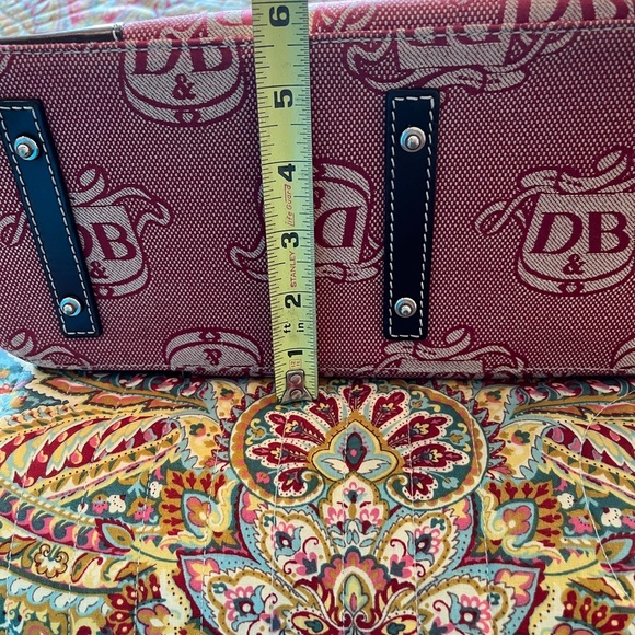 Vintage Dooney and Bourke monogram Donegal Satchel - Picture 4 of 5